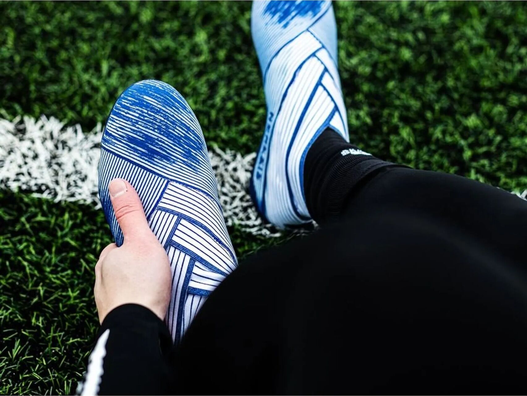 Adidas Nemeziz 19+ Fg/ag Çocuk Krampon Eg7242 Mavi 35.5