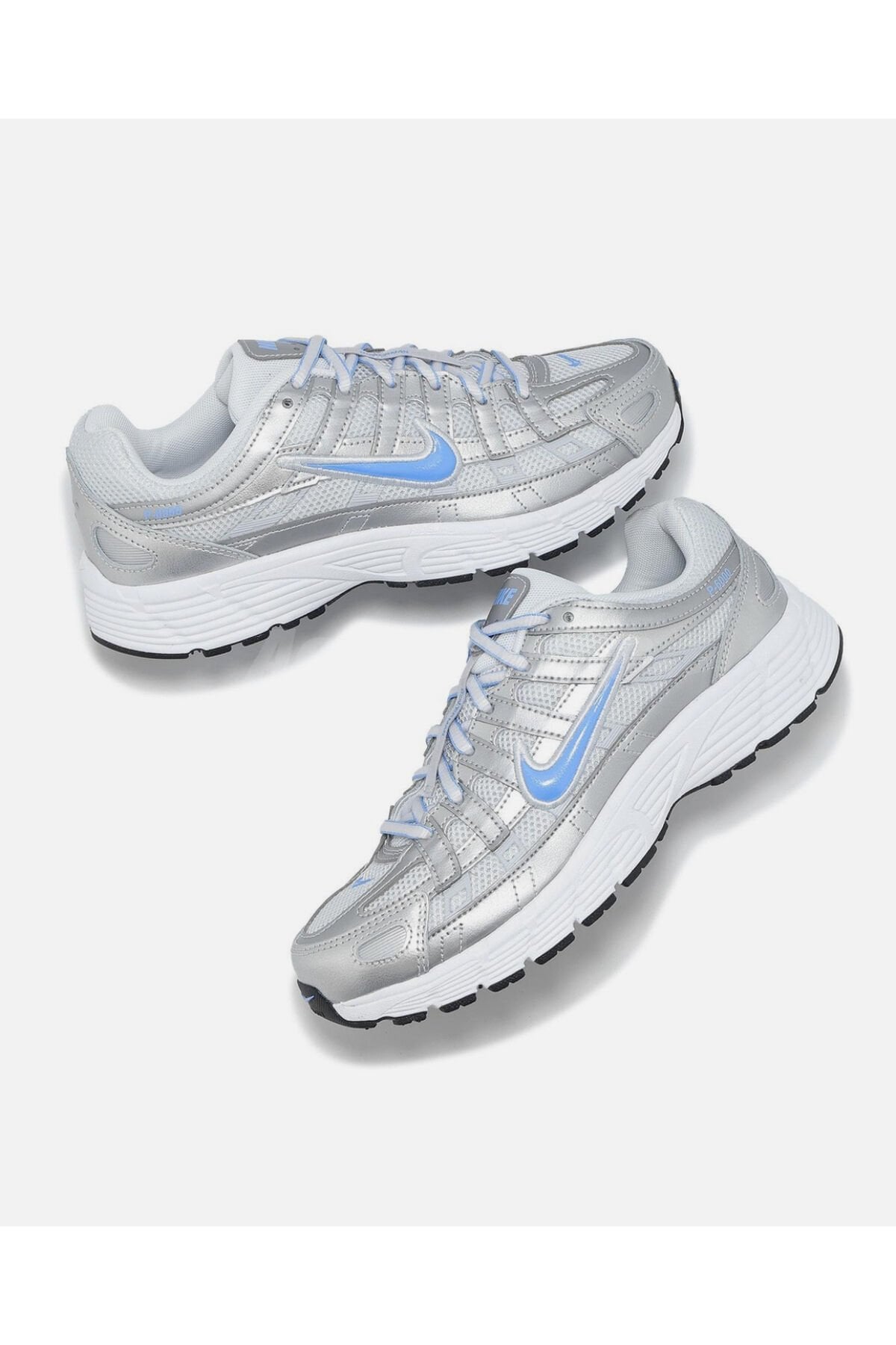 P-6000 Metallic Silver Sneaker Ayakkabı HİT SPOR Gri - 39