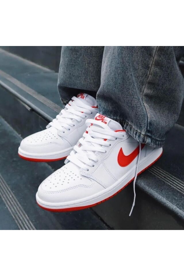 Air Jordan 1 Retro Low Og Beyaz Sneaker Ayakkabı - (CZ0790-161) Beyaz - 38,5