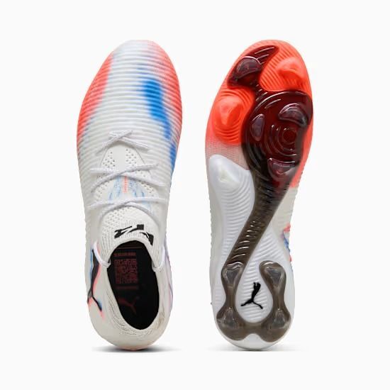 Puma Future 8 Ultımate Fg Puma Whıte-puma Black-glowıng Red Beyaz 42
