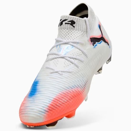 Puma Future 8 Ultımate Fg Puma Whıte-puma Black-glowıng Red Beyaz 42
