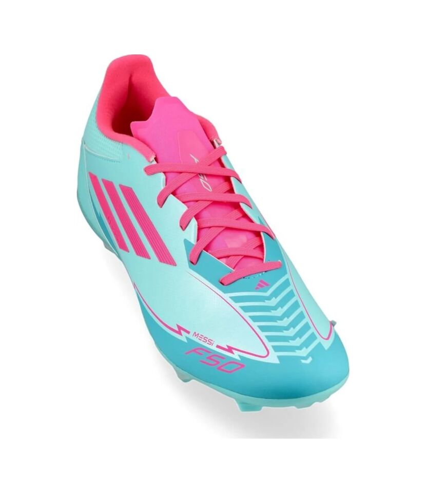Adidas F50 Messi League Fg/ag Erkek Krampon Ih0928 Turkuaz 44