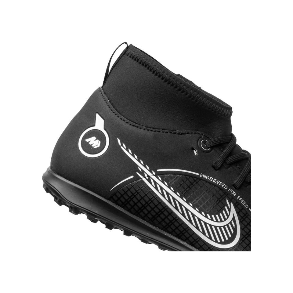Nike Mercurial Superfly 8 Club Tf Erkek Krampon Dj2900-007 Siyah 38.5