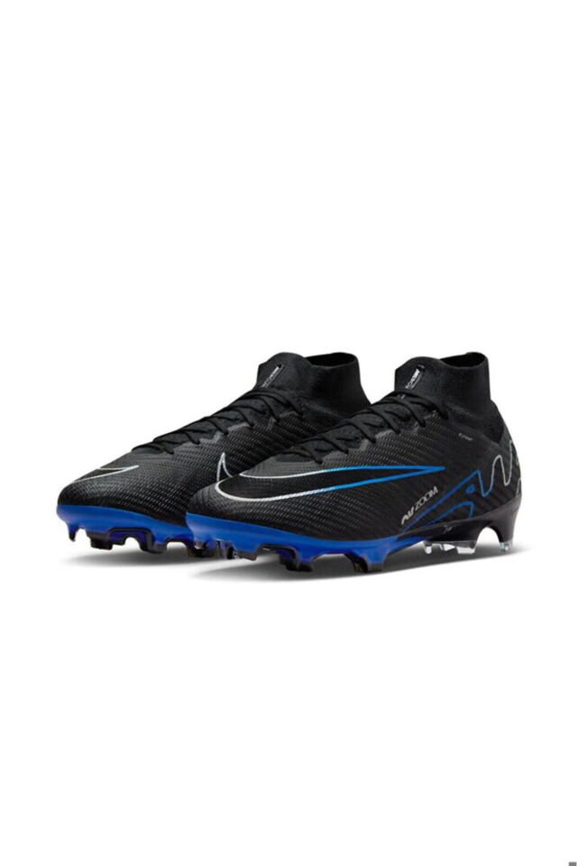 Erkek Çim Zemin Kramponu Mercurial Zoom Superfly 9 Elite Fg DJ4977-040 Siyah Siyah - 43