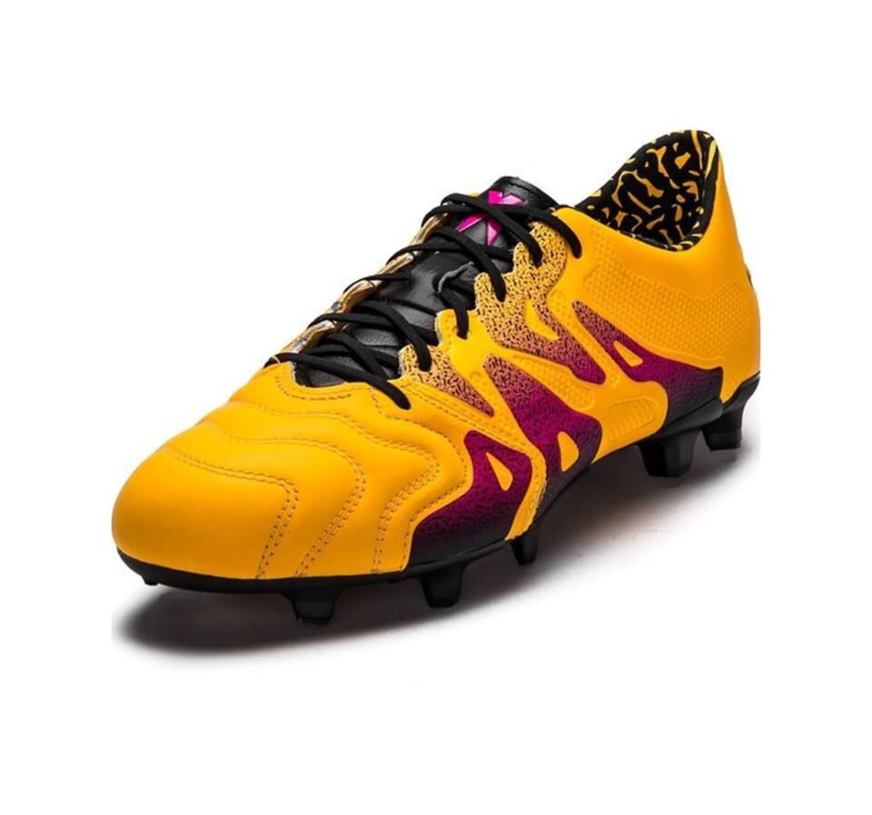 Adidas X 15.1 Leather Fg/ag Erkek Krampon S74616 Sarı 43