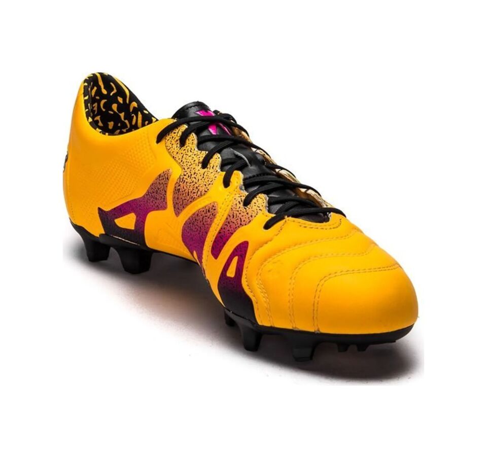 Adidas X 15.1 Leather Fg/ag Erkek Krampon S74616 Sarı 44