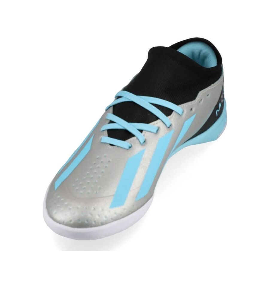 Adidas X Crazyfast Messi .3 Çocuk Futsal Ayakkabısı Ie4075 Gri 35.5