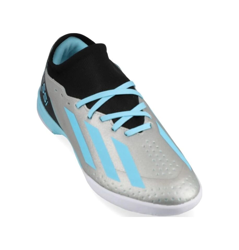Adidas X Crazyfast Messi .3 Çocuk Futsal Ayakkabısı Ie4075 Gri 35.5