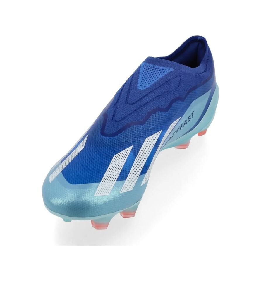 Adidas X Crazyfast .1 Laceless Fg Erkek Krampon Fz6563 Mavi 48