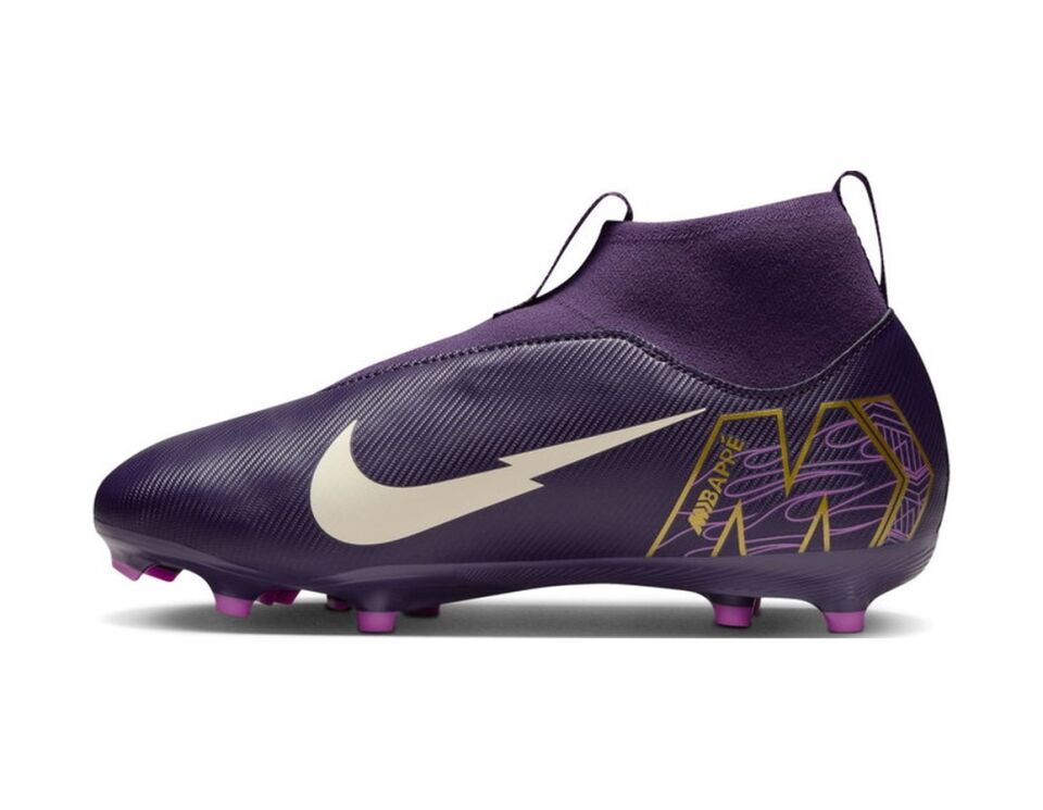 Nike Mercurial Superfly 10 Acad Mbappé Fg/mg Çocuk Krampon Hf3417-500 Mor 33