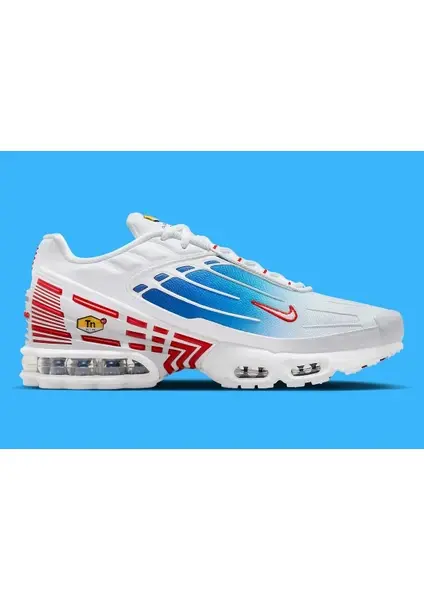 Air Max Plus 3 Vivid Blue Gradient unisex beyaz spor ayakkabı -(FN3411-100)