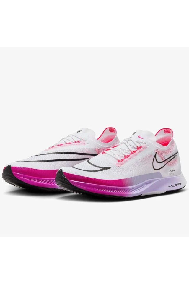 Zoomx Streakfly Runnig Shoes White Purple Yürüyüş Koşu Ayakkabısı Beyaz Mor