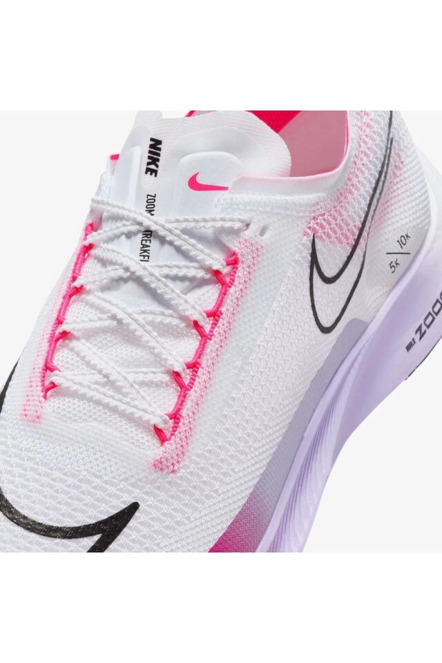 Zoomx Streakfly Runnig Shoes White Purple Yürüyüş Koşu Ayakkabısı Beyaz Mor