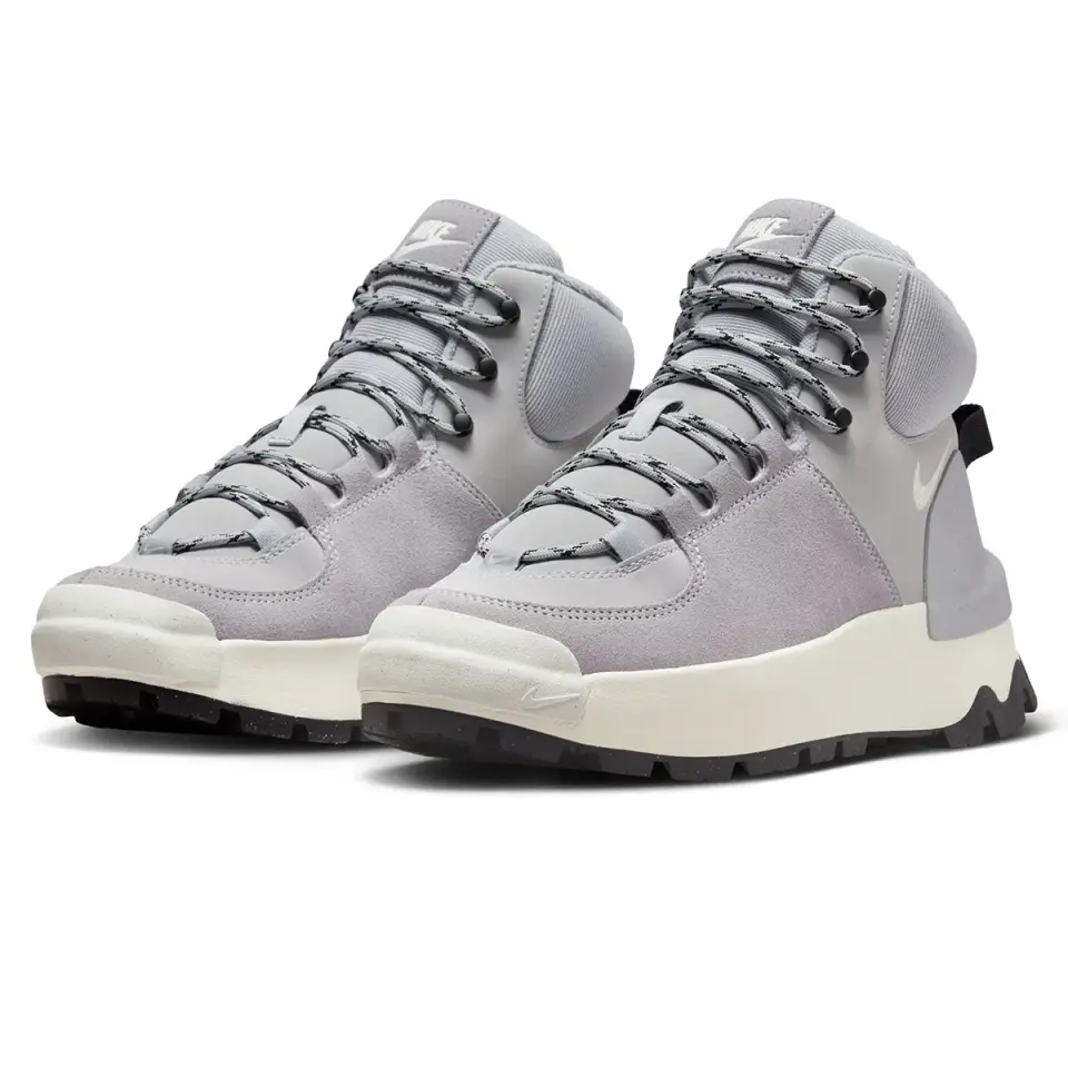 Nike City Classic Boot Kadın Gri Günlük Stil Bot Dq5601-002 Açık Gri 38