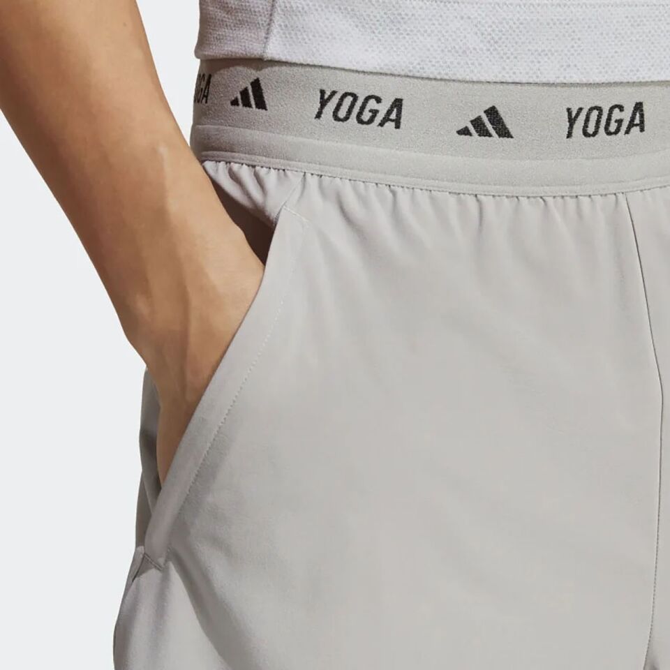 Adidas Erkek Günlük Şort Yoga 2ın1 Short H44520 001 Gri S