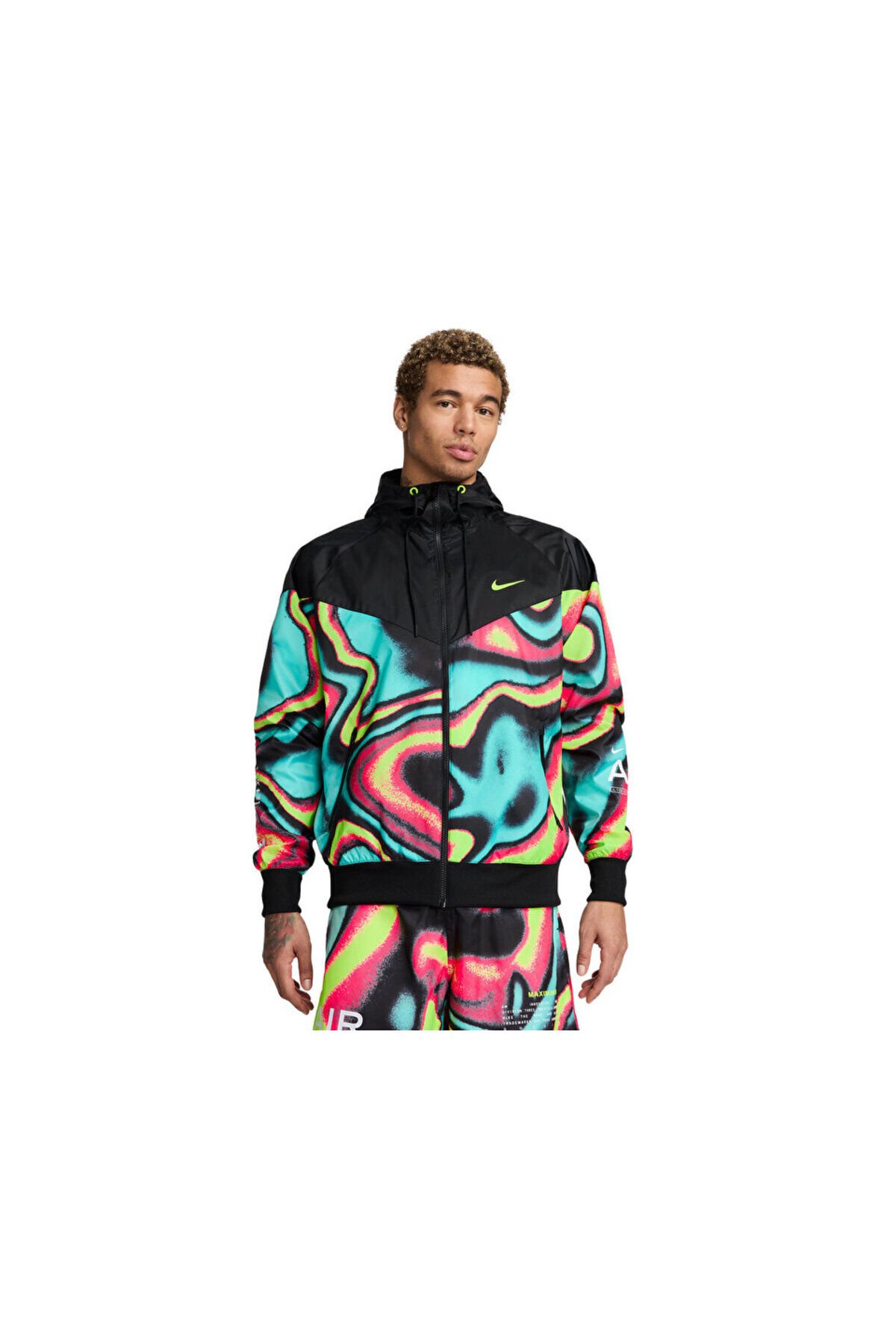 Erkek Günlük Ceket M Nsw Wvn Lnd Wr Jkt Max Vol HF4446-674 Çok Renkli