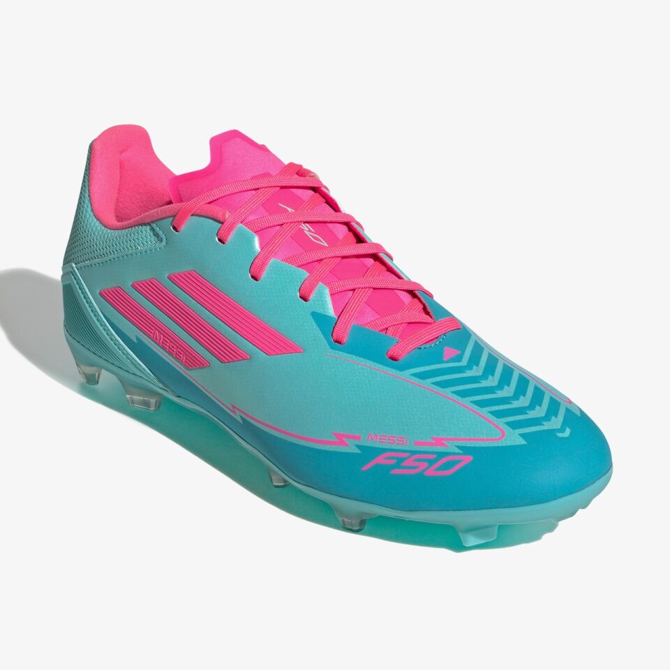 Adidas F50 League Messi Erkek Mavi Çim Saha Kramponu Ih0928 Mavi 42