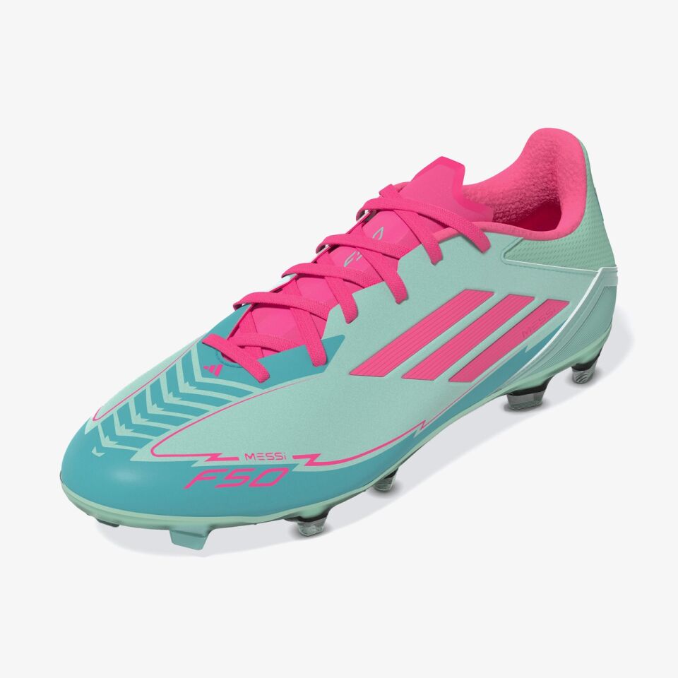 Adidas F50 League Messi Erkek Mavi Çim Saha Kramponu Ih0928 Mavi 42