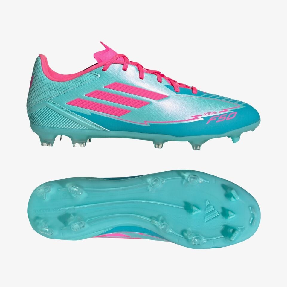 Adidas F50 League Messi Erkek Mavi Çim Saha Kramponu Ih0928 Mavi 42