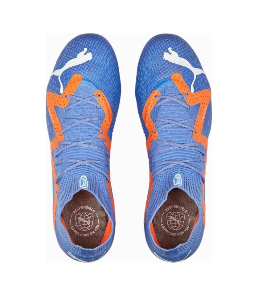 Puma Future Ultimate Fg/ag Erkek Krampon 107165-01 Mavi - Turuncu 45