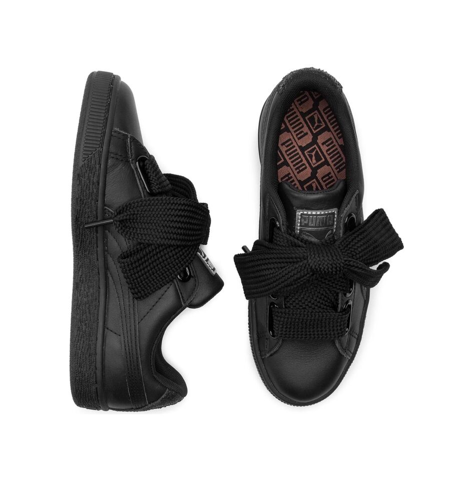 Puma Sneakersy Basket Kadın Spor Ayakkabısı 369223-03 Siyah 36