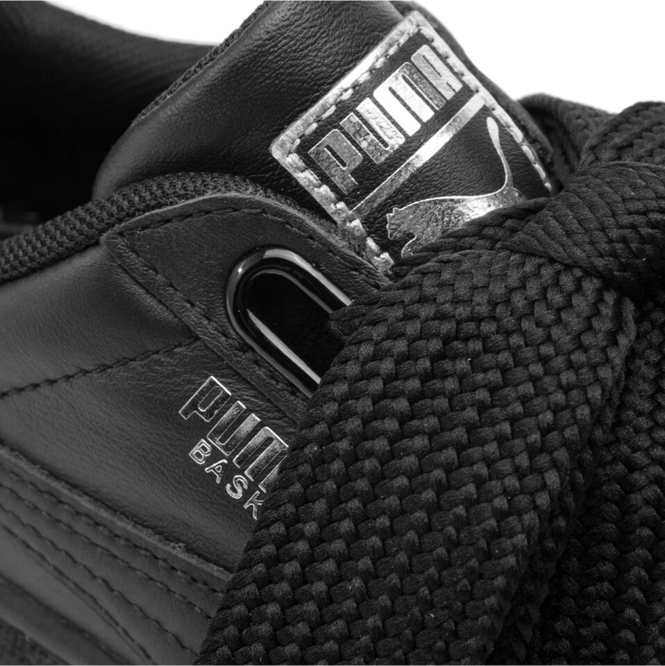 Puma Sneakersy Basket Kadın Spor Ayakkabısı 369223-03 Siyah 36