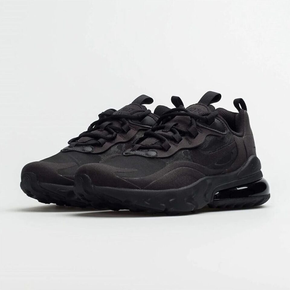 Nike Air Max 270 React (Gs) Kadın Spor Ayakkabı Bq0103-004 Siyah 38