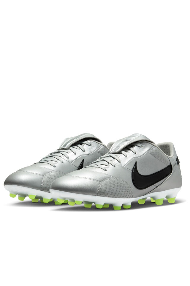 NikePremier 3 FG 'Metallic Silver Volt Black' Gri - 46