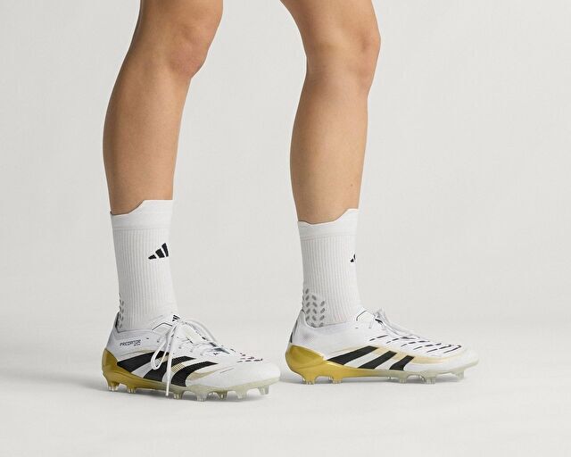Adidas Predator Elite Fg Erkek Çim Zemin Kramponu Jı1086 Beyaz Beyaz 42.5