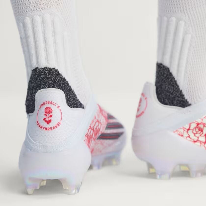 Adidas F50 Elıte Lamıne Yamal Bağcıksız Çim Saha Kramponu Beyaz - Çok Renkli 42