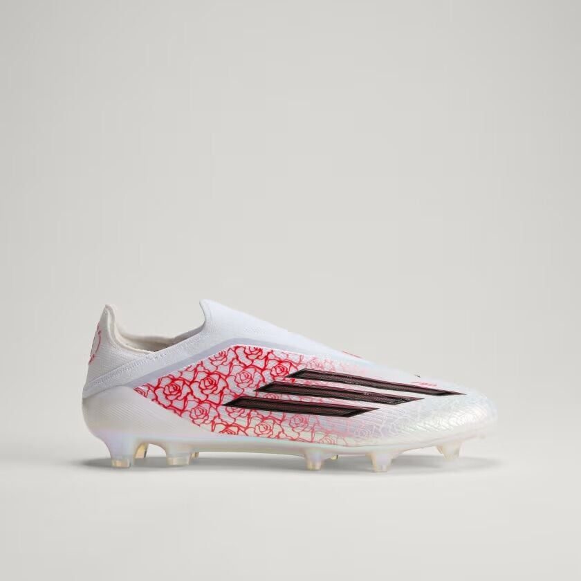 Adidas F50 Elıte Lamıne Yamal Bağcıksız Çim Saha Kramponu Beyaz - Çok Renkli 42