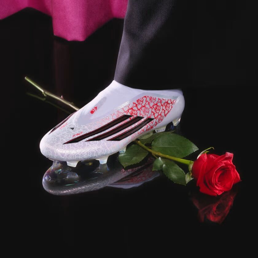 Adidas F50 Elıte Lamıne Yamal Bağcıksız Çim Saha Kramponu Beyaz - Çok Renkli 42