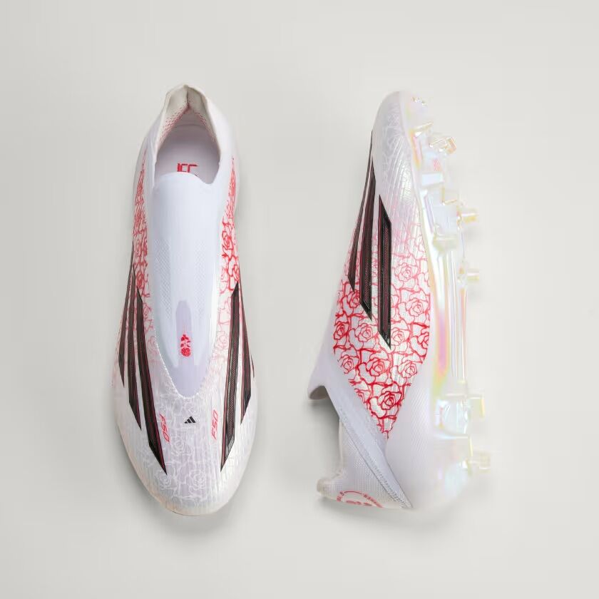 Adidas F50 Elıte Lamıne Yamal Bağcıksız Çim Saha Kramponu Beyaz - Çok Renkli 42